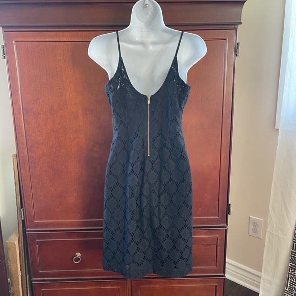 Banana republic eyelet black dress - Picture 2 of 3